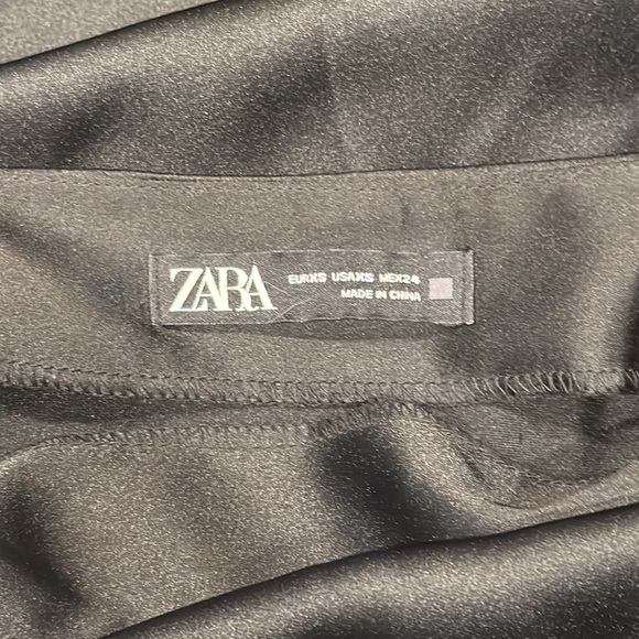 Zara Satin Effect Slip Dress US xs - Picture 6 of 8